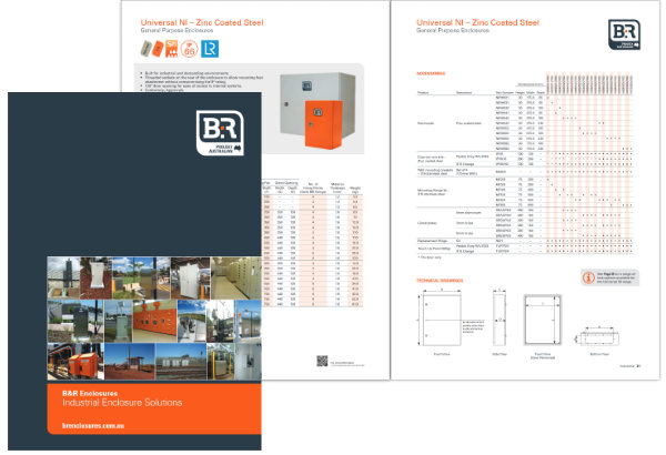 B&R Enclosures Industrial Catalogue