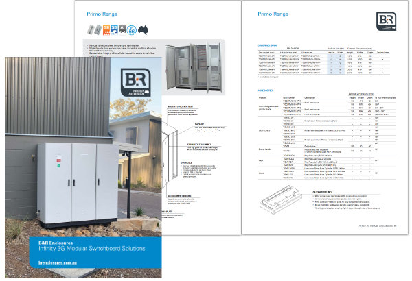B&R Enclosures Infinity 3G Catalogue