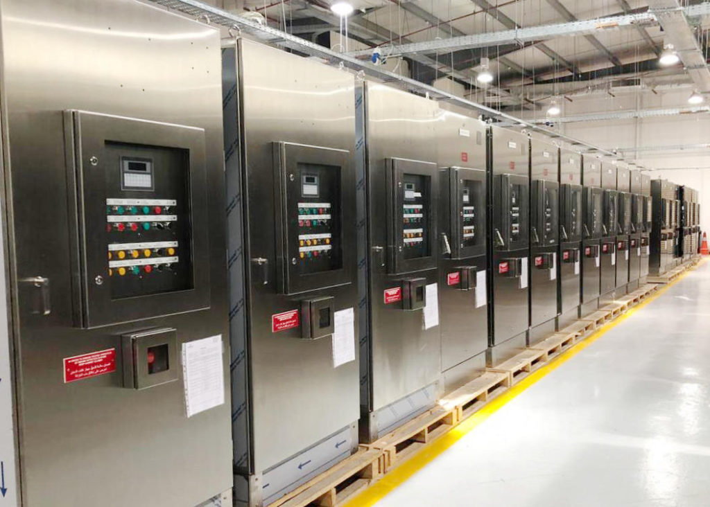 Row of Customised Enclosures